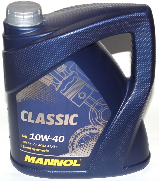 Масло моторное Mannol Classic 4л. Маннол Классик (1101) 10/40 п/с