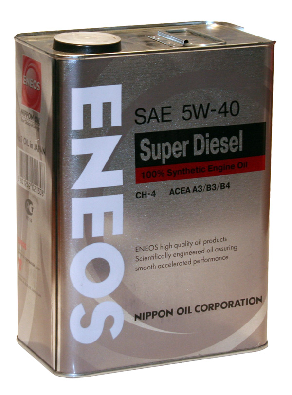 Масло моторное 4л. ENEOS Premium Diesel (8809478943077) 5/40 CI-4