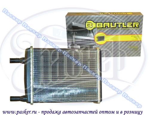 Радиатор Газ-3302 печки (алюм) 16мм BAUTLER BTL-3316Н 3302-8101060-01