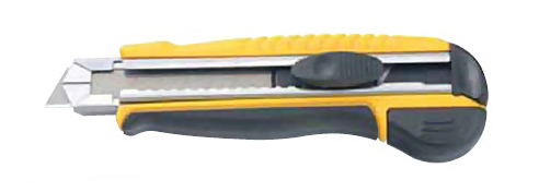 Нож малярный 2 зап лезвия с автомат фиксац Force-5055P4