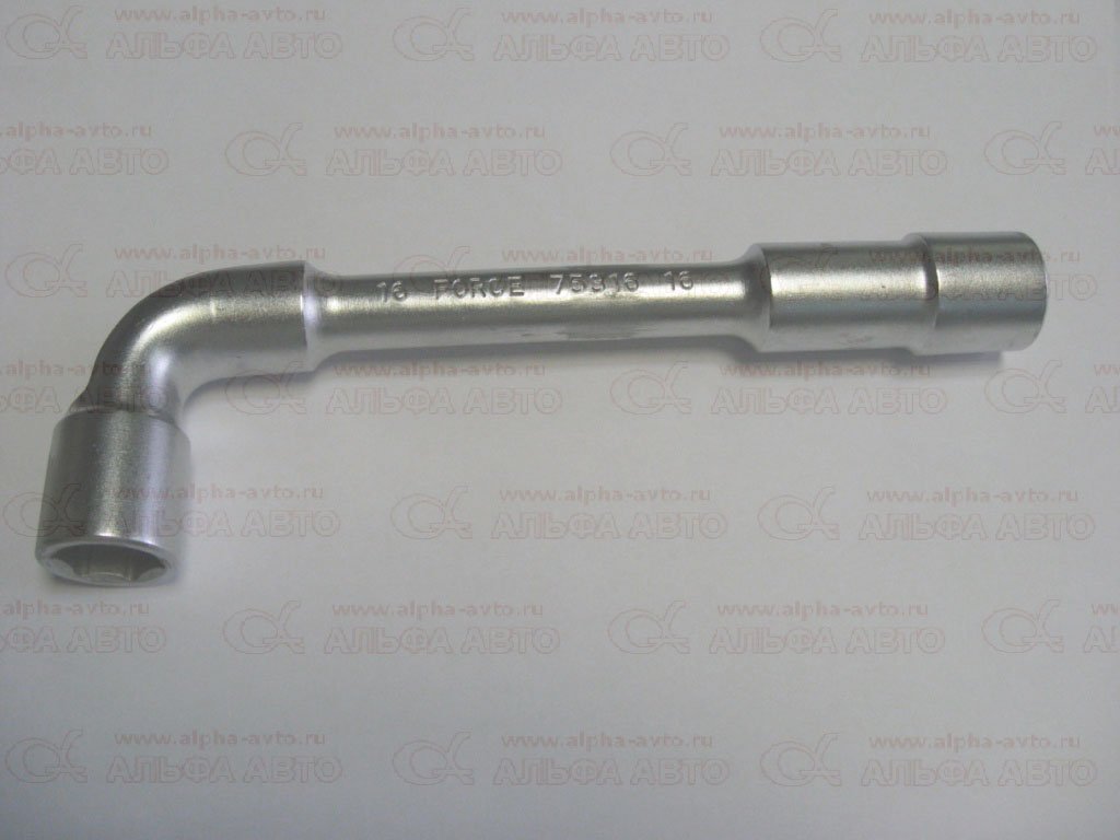 Ключ Г-образный торцевой 16мм 6-гран Force-75316